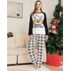 thumbnail image 4 of Merry Christmas Family Matching Outfits Adult Kids Baby New Year's Clothes Cartoon Print Sleepwear Soft Pyjamas Xmas Family Look, 4 of 4