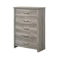 thumbnail image 4 of Kings Brand Furniture Balta 6-Piece Queen Size Gray Bedroom Set. Bed, Dresser, Mirror, Chest & 2 Nightstands, 4 of 7