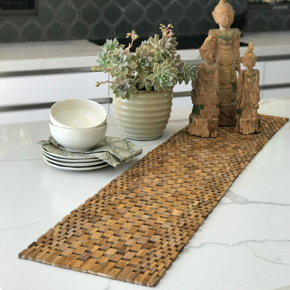 Hipo Modern Living IPM082 Wooden Table Runner