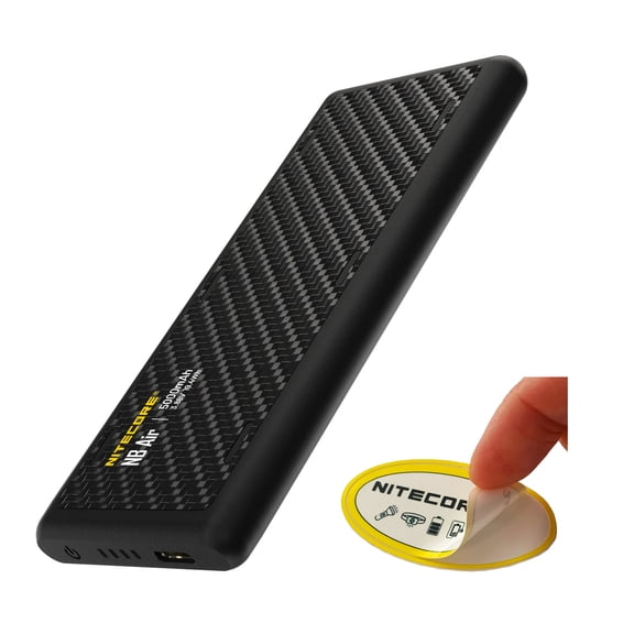 Nitecore NB Air Ultra Lightweight and Slim USB-C 5000mAh Power Bank   Nitecore Sticker