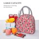 thumbnail image 5 of Fotbe French Bulldog Face Bolsa de Almuerzo con Estampado, Lonchera Aislada, Contenedor de Comida Reutilizable Tipo Cooler a Prueba de Fugas, 5 of 6