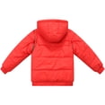 thumbnail image 2 of Richie House Baby Boys Orange Hooded Removable Sleeves Padded Jacket 12M, 2 of 2