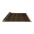 thumbnail image 2 of Ahgly Company Indoor Round Abstract Brown Modern Area Rugs, 3' Round, 2 of 4
