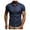 C67/Navy, variant on Rggeeun Men's Shirts Button Sleeve Business Solid Color Casual Male Affairs Short Shirt Turn-Down Men Shirts Regular Fit Dress Shirt Tops