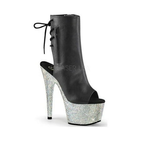 

Women s Pleaser Bejeweled 1018DM-7 Ankle Boot