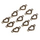 thumbnail image 3 of Broches de Conectores de joyería perfecl, 10 piezas, bronce, DIY, Conectores de la joyería del corazón, 3 of 7