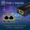 thumbnail image 3 of TRENDnet TPE-119GI Gigabit PoE Injector, 95W PoE++ Injector with 802.3bt Auto-Sensing and 100 m Range, 3 of 10