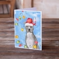 thumbnail image 2 of Christmas Lights Staffordshire Bull Terrier Greeting Cards and Envelopes Pack of 8, 2 of 2