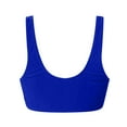thumbnail image 6 of Hessimy Women's Twist Front Bikini Top V Neck Push Up Padded Swimsuit Top Bathing Suits(Blue,S), 6 of 6