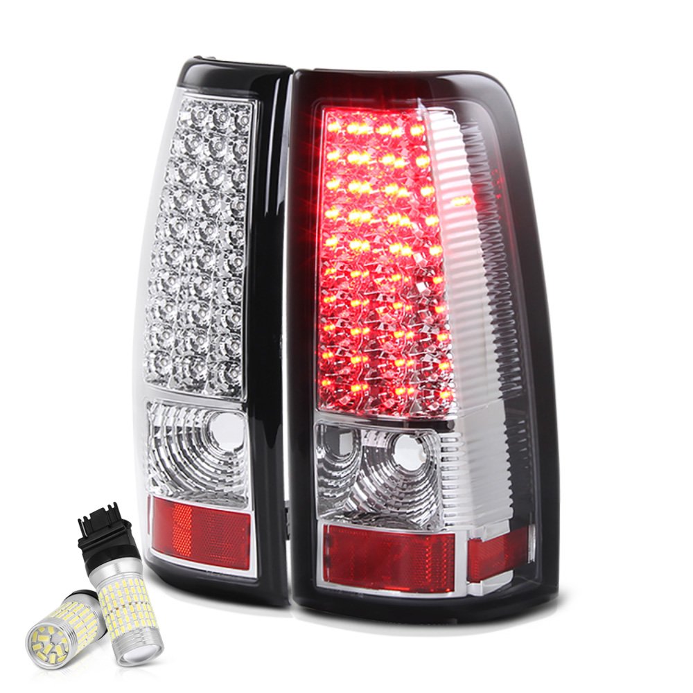 VIPMOTOZ LED Tail Light Lamp Assembly For 20032006 Chevy Silverado