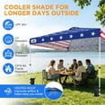 thumbnail image 4 of EAGLE PEAK 12 x 12 Pop Up Canopy Tent Instant Outdoor Canopy Easy Set-up Straight Leg Folding Shelter, 4 of 10