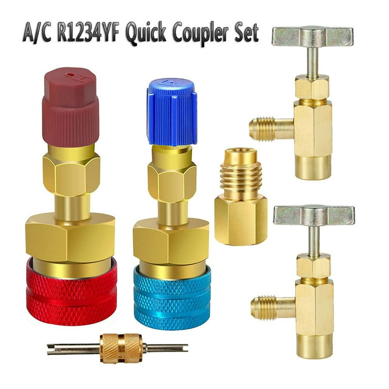 A/c R1234yf Quick Coupler Connector Adapters High/low Manifold Ac