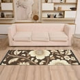 thumbnail image 2 of Yayeee Runner Rug for Bedroom 2'x6' Machine Washable Hallway Non Slip Mat, Brown Floral, 2 of 8
