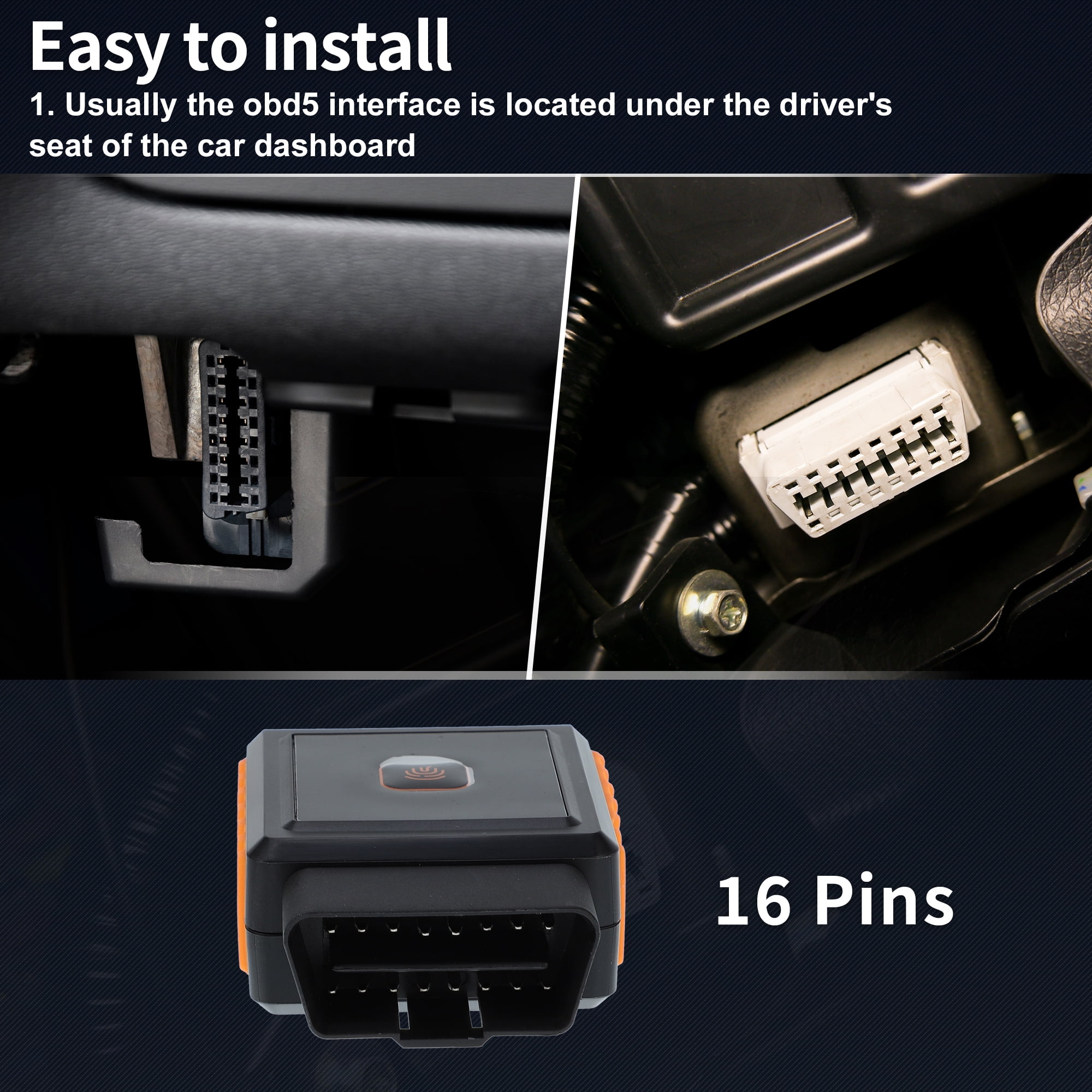 Unique Bargains 1 Set Key Programmer Tool Remote Key Fob for Dodge Charger for Chrysler 300 M3N-40821302 5 Button 433Mhz