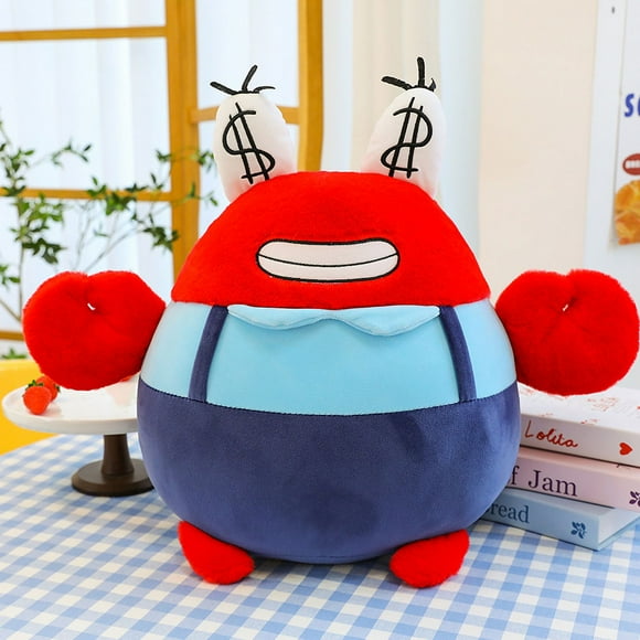 Cute Spongebob Plush Toy, Cartoon Sofa Bedside Ornaments, Dolls, Patrick, Plankton Doll-sebneei