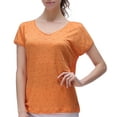 thumbnail image 5 of Richie House Women's Linen T-shirt with starfish print RH2027-C-L, 5 of 6