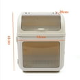 thumbnail image 4 of Kitchen Dish Drying Rack with Lid Dish Drainer Storage Box Counter Organizers, 4 of 7
