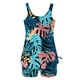 thumbnail image 5 of Trajes de baño tankini para mujer Traje de baño conservador para mujer Traje de baño estampado Plus Boyshort de dos piezas dividido Traje de baño de dos piezas para mujer, 5 of 6