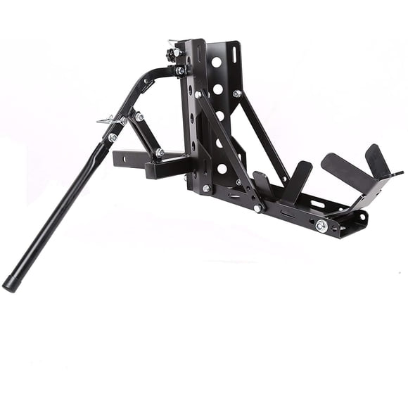 ECOTRIC 800LBS Motorcycle Trailer Hitch Scooter Hauler Mount Rack 2" Motorcycle Tow Carrier Receiver Heavy Duty Steel