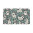 thumbnail image 1 of Funny Animal Pug Dog Doormat Rug Home Decor Floor Mat Bath Mat 45x75 Cm, 1 of 3