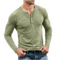 thumbnail image 2 of FAIWAD Men's Long Sleeve Shirts Casual Classic Button Up Pullover Lightweight Stretch Basic Tops, 2 of 7