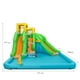 thumbnail image 3 of Parque Acuático Inflable Costway con Dos Toboganes y Pared de Escalada Multicolor 400 x 361 x 255 cm, 3 of 9