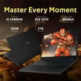 thumbnail image 3 of Lenovo Legion 5 15.1" WQXGA 165Hz Gaming Laptop, Intel i9 14900HX, 32GB DDR5, 2TB PCIe SSD, GeForce RTX 5070 8GB GDDR7, 24-Zone RGB Backlit Keyboard, Win 11, Black, 1TB Docking Station Set, 3 of 9