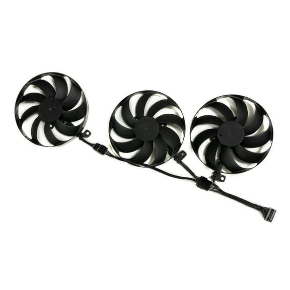 3Pcs/Set Video Card Fan,VGA Cooler,CF1010U12S,T129215BU,For -RTX 3070 Ti-O8G-GAMING,For -RX6700XT-O12G-GAMING