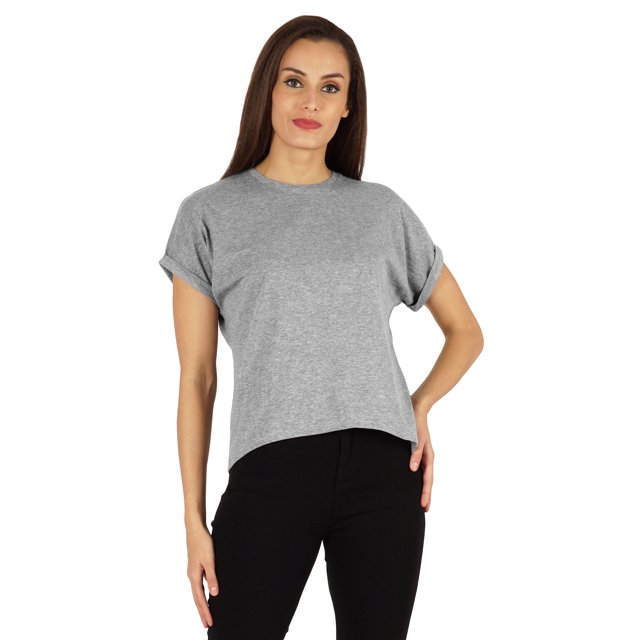 Inkmeso T-shirt à Épaules Tombantes et Col Rond pour Femmes, Coupe Décontractée pour l'Été