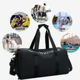 thumbnail image 2 of Wovilon Gym Bags, Duffle Bags For Sports And Weekend Travel, Large Capacity And Lightweight Overnight Bags For Men And Women, Sports Tote Bags, Shoe Packs, 2 of 9