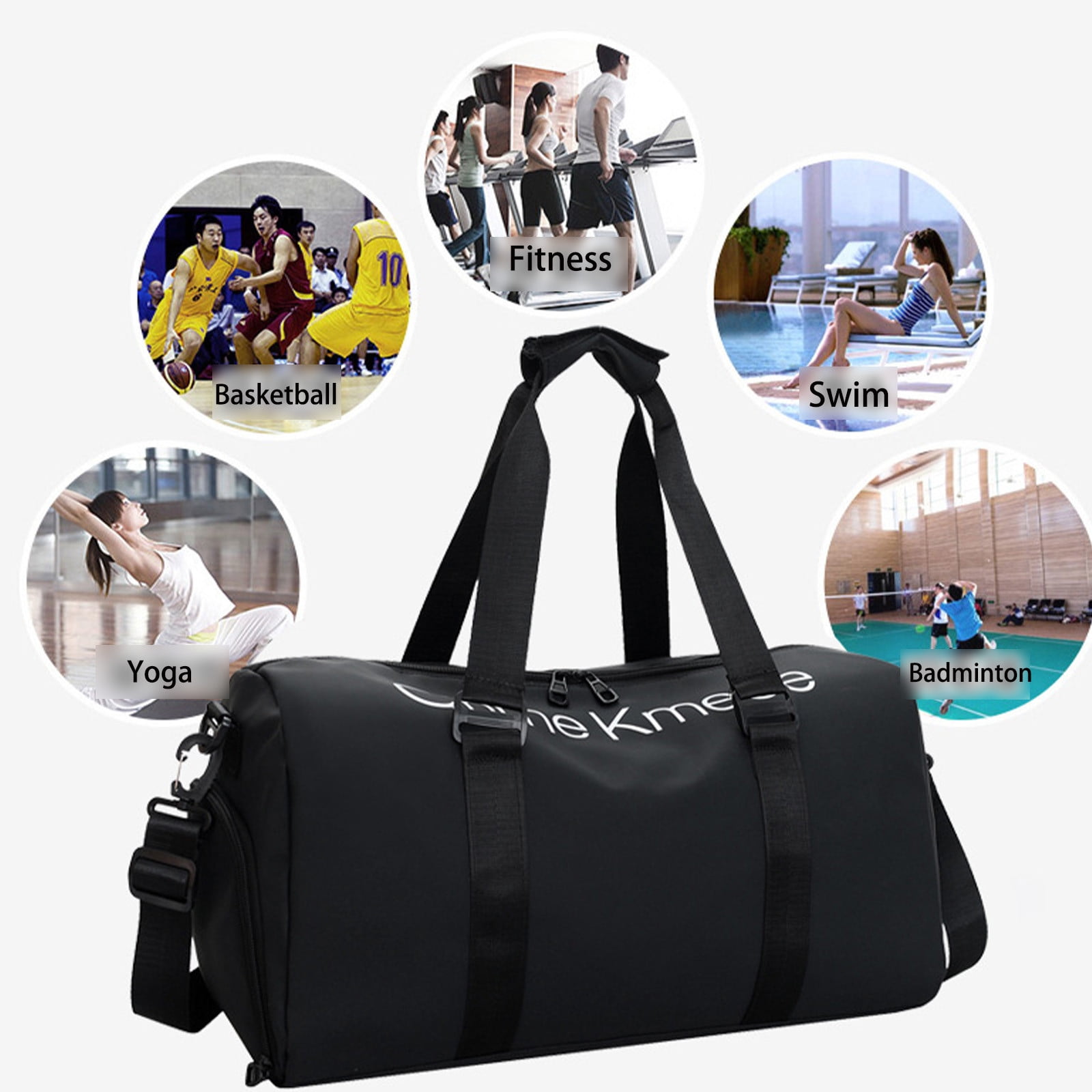 RWVBM Home Essentials Sale Deals Gym Bags Duffle Bags For Sports And Weekend Travel Large Capacity And Lightweight Overnight Bags For Men And Women Sports Tote Bags Shoe Packs Black Walmart