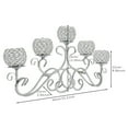 thumbnail image 2 of 5 Arms Crystal Candle Holders, Crystal Candle Rack, Tabletop Candle Stands for hotels, restaurants, weddings, parties, celebration, 2 of 15