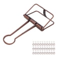 thumbnail image 2 of Wire Binder Clips, 30Pcs Strong Clamping Paper Clamps  For Papers Black,Bronze,Purple Bronze, 2 of 8