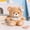 bear, variant on Cute Pink Floppy Ear Bunny Plush Toy, Soft Fluffy Rabbit Stuffed Animal with Bow & Lace Collar, Kawaii Cuddle Doll Gift for Girls, Kids & Home Decor
