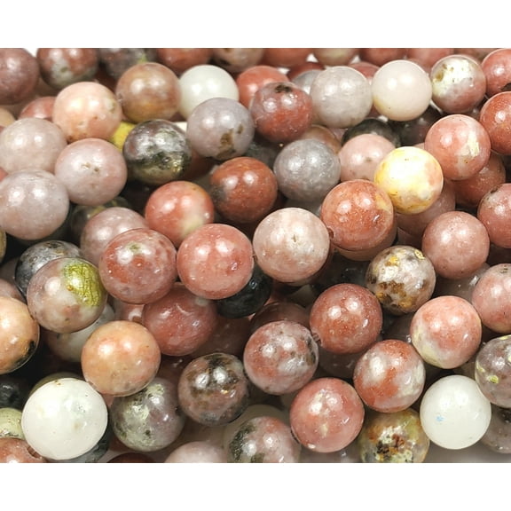 6mm Cherry Flower Jasper Round Beads ForJewelry Making