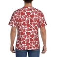 thumbnail image 2 of Rocae Hearts for Men's Moisture-Wicking Crew Tee - T-Shirt for Sports, Outdoor Activities, and Casual WearX-Large, 2 of 9