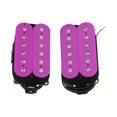 thumbnail image 4 of 2 Pcs Humbucker Pickup Bricolage Matériau Alliage Durable Professionnel Résistant à l'Usure Violet Style A, 4 of 8
