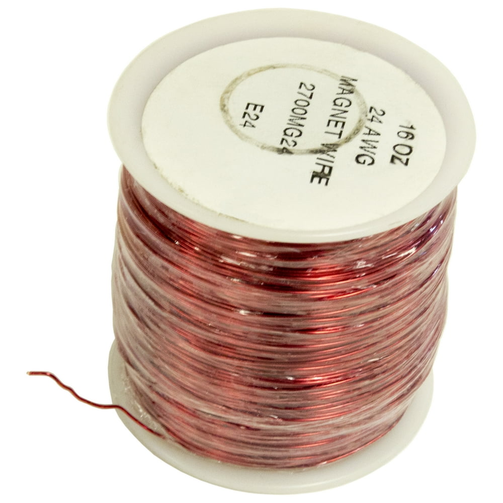 24 Gauge Enamel Wire 800 Feet (1 Pound Spool)