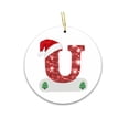 thumbnail image 1 of Fiudx Adornos Navideños con Letras, Decoraciones Personalizadas Diy, Diseño Acrílico Festivo, Símbolos Navideños Clásicos, Decoración Navideña para El Hogar y La Oficina, Tamaño de 8 Cm, Juego de 1 P, 1 of 2