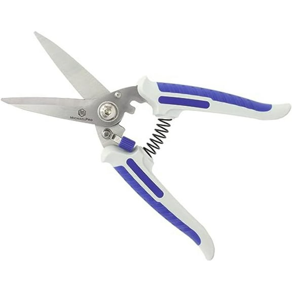 MichaelPro 8" Stainless Multi-Purpose Shears | Finely Serrated  Heavy Duty |
