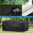 thumbnail image 2 of Funda impermeable para muebles de jardín, tejido Oxford 420D, 150 x 120 x 70 cm, protege las mesas, 2 of 5