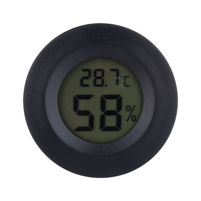 Mini Higrómetro Digital, Medidor de Temperatura Interior Y Exterior, Medidor de Humedad para Invernaderos, Humidores, Incubadoras, Terrario de Reptiles, Grados Fahrenheit