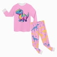 thumbnail image 5 of TOWED22 Girls Boys Pajamas Little Kids Pjs Sleepwear Children Clothes Sets 6-12 Months 12-24 Months 2t 3t 4t 5t 6t 7t 8t 9t Children(Pink,8-9 Y), 5 of 5