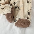thumbnail image 7 of URMAGIC Newborn Baby Boys Girls Cotton Snug-Fit Footed Bodysuit Infant Toddlers One Piece Panda Pajamas Jumpsuit 0-18M, 7 of 7