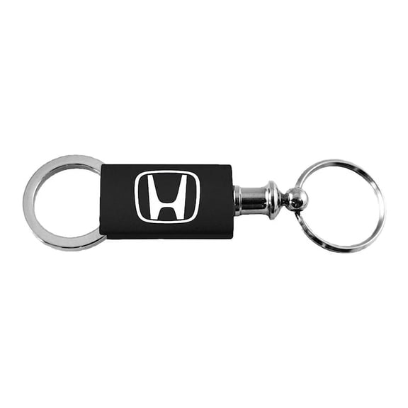 Honda H Anodized Aluminum Valet Key Fob (Black)