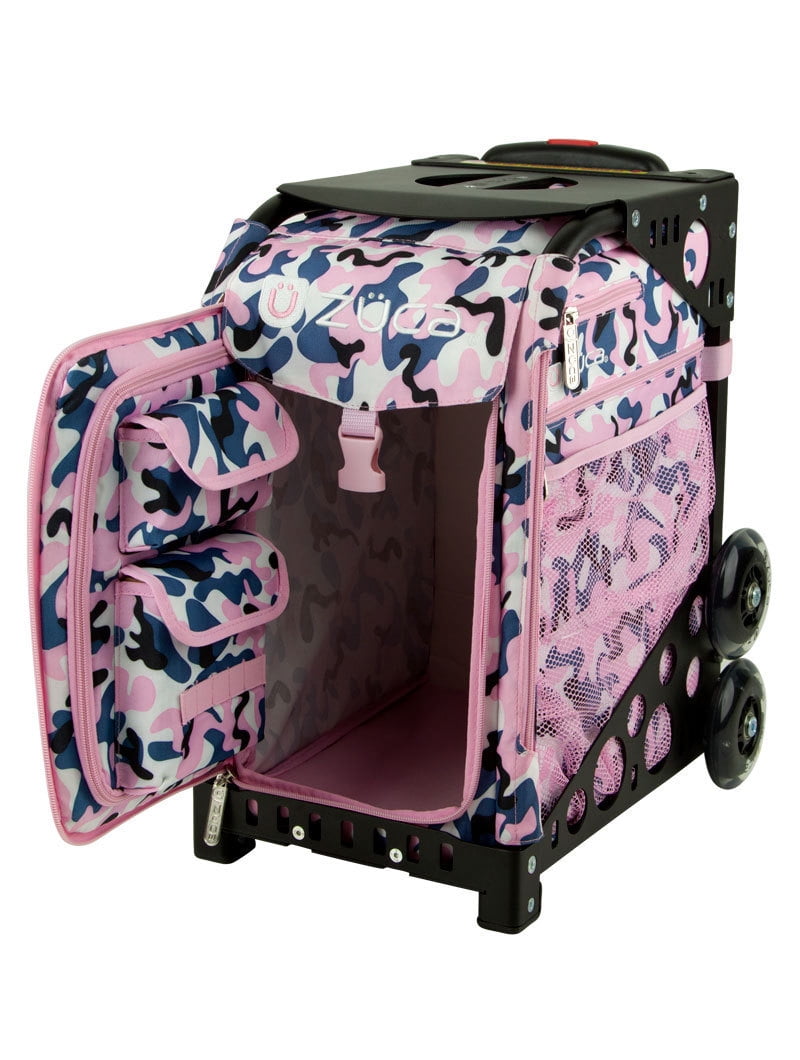 Zuca 18" Sport Bag PINK FX with Flashing Wheels