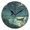 Black, variant on Round Art Wall Clock Vintage Oil Painting Texture Decorative Clock Black Pointer, Multi-Purpose Desktop & Hanging Creative Decor Clock for Home Living Room Beauty on A Boat