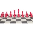 thumbnail image 4 of WE Games Color Bright Chess Pieces Half Set - Includes 17 Pieces in Pink, 4 of 7