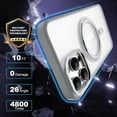 thumbnail image 6 of for iPhone 12 Pro Max Phone Case with 360° Rotatable Magnetic Ring Stand [Compatible with Magsafe][Military-Grade Protection] Clear Magnetic Phone Case for iPhone 12 Pro Max Case 6.7",Grey Men, 6 of 14