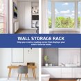 thumbnail image 4 of OULII 2Pcs Acrylic Wall Shelf Transparent Wall Mounted Rack for Display and Organizing, 4 of 8